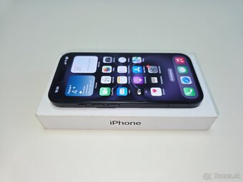 APPLE IPHONE 16 128GB BLACK,BATERKA 100%,ZÁRUKA - 3