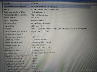 HP Pavilion 15, Model 15n057sc. - 3