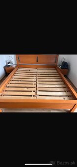 Predam manželskú masívnu postel - 3