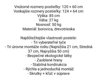 Drevená postielka - 3