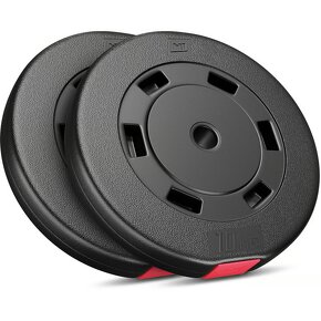 Kotúče/závažia plastové/cementové HOP-SPORT 10 kg - NOVÉ - 3