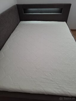 Posteľ čalúnená + matrac 200x140 - 3