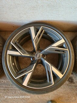 Originálna sada kolies Audi Sport RS6 C8 RS7 R22 + Pneu - 3
