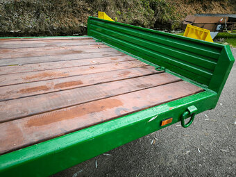 Nízkopodlažná/podvalníková traktorová vlečka,príves,náves. - 3