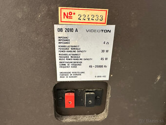 Reproduktory Videoton DB 2010 A - 3