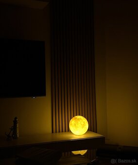 Dekoratívna mesačná lampa – ručne vyrábaná (24 cm Moon Lamp) - 3