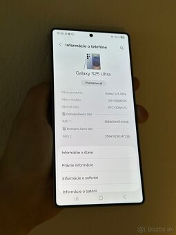 Dobrý deň Ponúkam na predaj Samsung Galaxy S25 Ultra 1TB - 3