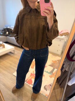 Semišová bunda ZARA - 3