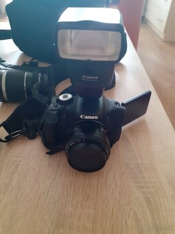 Canon EOS 600D set – 2 objektívy, blesk, brašňa, výbava - 3