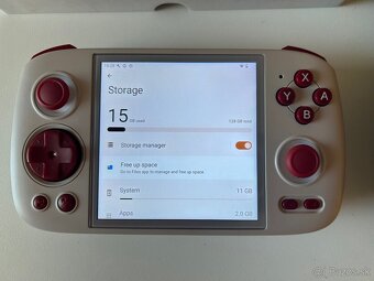 Retro herná konzola Anbernic RG Cube + pevný obal - 3