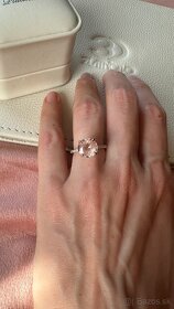 Diamantový prsteň s Morganitom - 3
