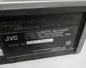 JVC HR-DX20A/DK/ videorekordér VHS - 3