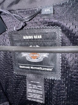 Kožená bunda a vesta Harley davidson - 3