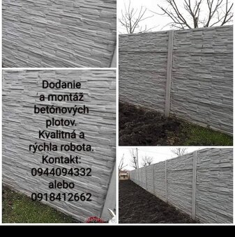 Betónové ploty - 3