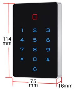 RFID čitačka (kódová klávesnica) + 10ks čipov - 3