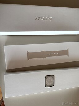 Apple Watch 8 hliník 45 mm Starlight Aluminium Case - 3