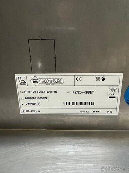 FRITÉZA EL. 2X25 L dva kusy na predaj - 3