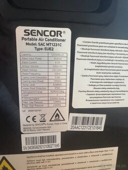 Mobilná klimatizácia Sencor - 3