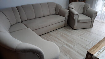 Evelina - Rohova rozkladacia sedacia súprava - 3