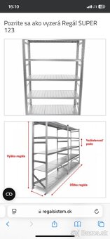 Predám skladový regálový sistem - 3