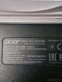 Predám herný notebook Acer - 3