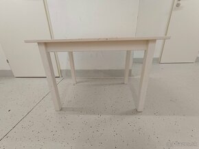 Drevený stôl IKEA  SUNDVIK 50 x 50 x 77 cm - 3