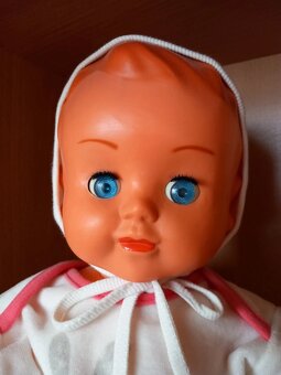 Stará retro bábika made in Czechoslovakia 50 cm - 3