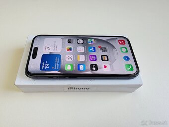 APPLE IPHONE 15 128GB BLACK,ZDRAVIE BATERKY 100% - 3