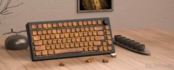 Drevené Moa keycapy - 3