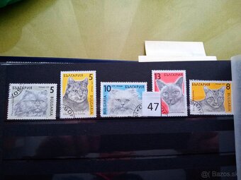 Poštové známky č.499 - FAUNA, flóra a rôzne III.-20 sérií - 3