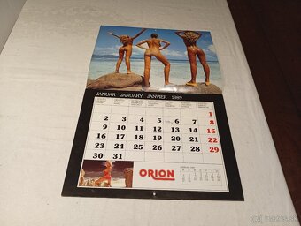Kalendář firmy ORION - 1989 - pro sběratele - 3