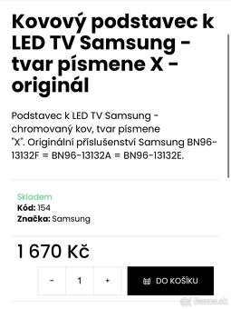 Samaung stojan na Led tv - 3