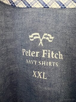 Kvalitná pánska letná košeľa zn. Peter Fitch - veľ. XXL - 3