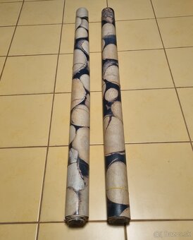 Odolná plachta s okami - imitácia dreva - 3
