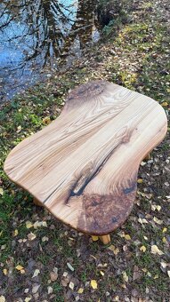 Konferenčný stolík z masívneho dreva - 3