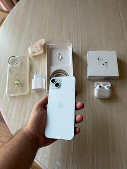 iPhone 15 Plus 256GB modrý – s AirPods 3 🎧📱  Predám iPhone - 3