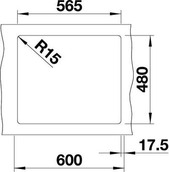 Granitový kuchynský drez -BLANCO - 3