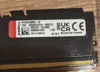 Kingston Fury Beast - 32 GB RAM DDR5 Kit 5200 - 3