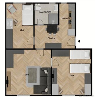 Tehlový byt v širšom centre Prešova - 3