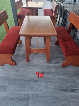 Gastro stoly a lavice - 3