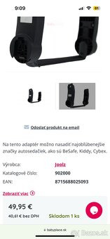 Adaptér na autosedačku ku kočíku Joolz hub + - 3