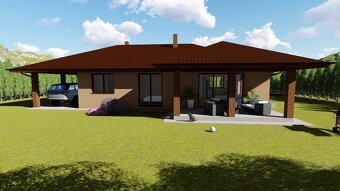 STAVEBNÝ POZEMKOM S BUNGALOVOM NA KĽÚČ - KAMENNÁ PORUBA - 3