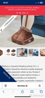 Masážny prístroj na nohy dormeo - 3