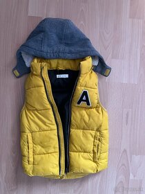 Detská prechodná bunda bez rukávov s kapucňou, 6-8 rokov - 3