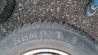 sada diskov s pneu 13x5.00B 4x98 s pneu semperit 155/80 R13 - 3