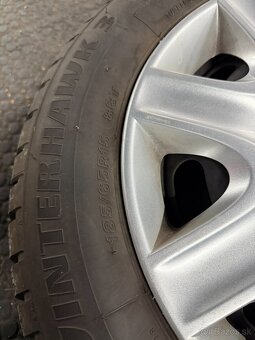 185/65R15 zimné na plechových diskoch 4x108 - 3