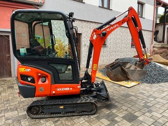minibager KUBOTA KX018-4 / hydr. rychloupínák / 3x lopata - 3