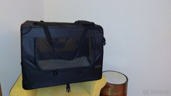 Cestovná klietka pre psa, pás do auta súčasťou klietky - 3