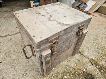 Vojenska drevena krabica bedňa 5. - 3