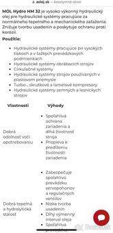 Hydraulický olej - 3